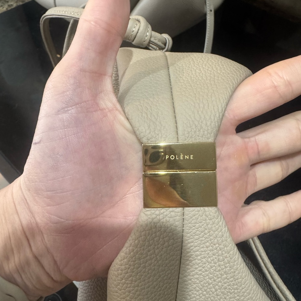 Polène Taupe Shoulder Bag - Picture 10 of 11